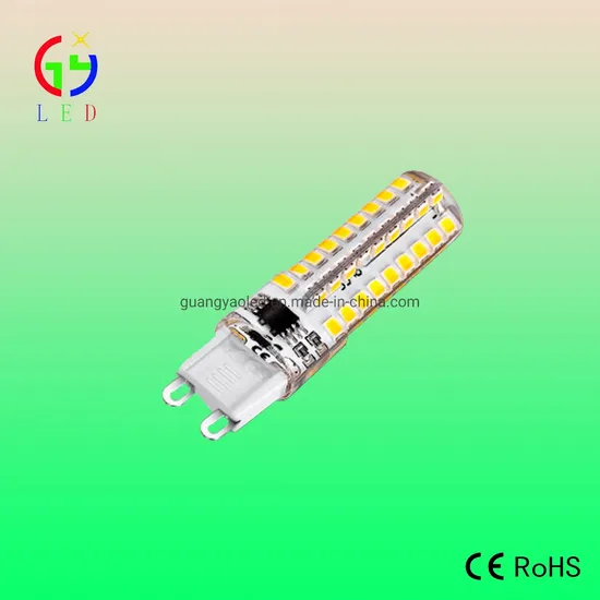 LED G9 72SMD 2835 Silicone Gel Coated Bulbs, LED G9 Plug Bulb for Indoor Light Fixtures, LED G9 Lamps Direct Replacement for Halogens Bulbs 